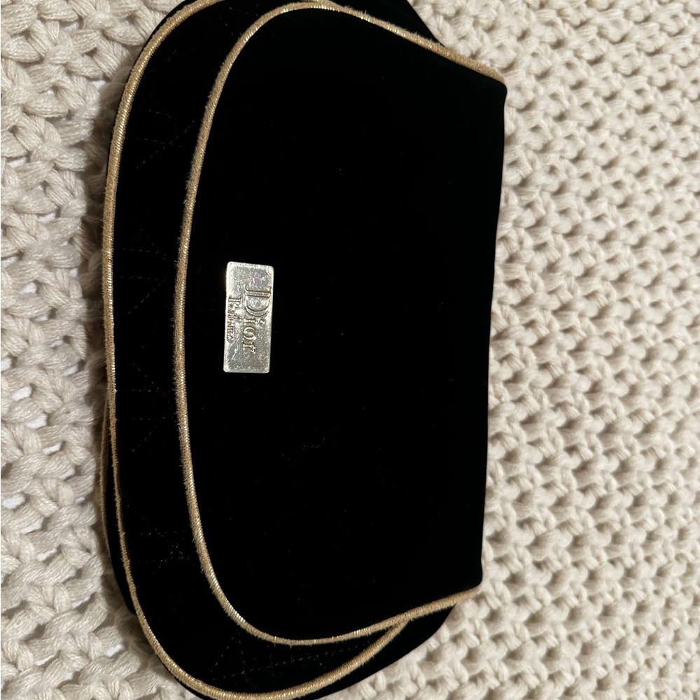Dior Black makeup bag Clutch